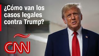 Así van los procesos legales contra el expresidente Trump [upl. by Nanfa]