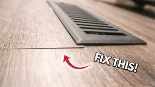 How To Fix Uneven amp Loose Laminate Vinyl LVP And Engineered Floors DIY Tutorial Tips and Tricks [upl. by Afaw]