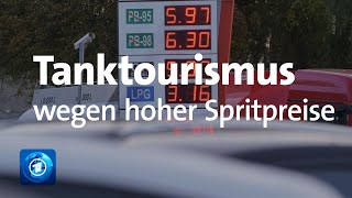 Hohe Spritpreise Deutsche fahren zum Tanken nach Polen [upl. by Tiphanie]