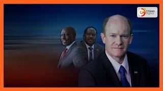 Azimio leader Raila meets us Senator Chris Coon [upl. by Secundas]