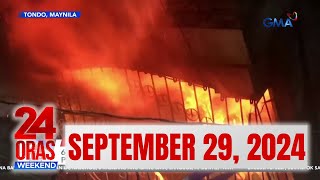 24 Oras Weekend Express SEPTEMBER 29 2024 HD [upl. by Ahsim152]