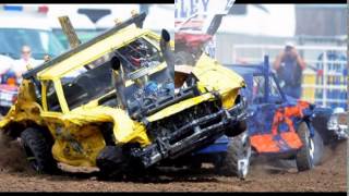 Greeley Stampede demolition derby [upl. by Ekusoyr]