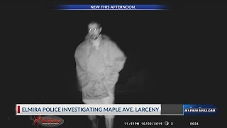 Elmira Police investigating Maple Ave larceny [upl. by Yblek]