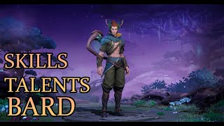 TARISLAND BARD SKILLS AND TALENTS  ASMR [upl. by Birkett150]