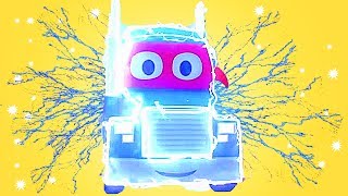 Super Truck et le Camion Caméléon dans la Ville des Voitures  Dessin animé pour les enfants [upl. by Aleakam]