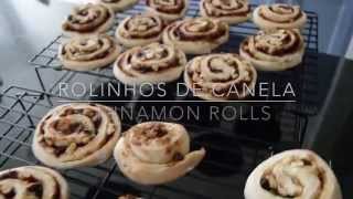 Rolinhos de Canela  Cinnamon Roll [upl. by Haleeuqa]