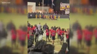 LandryWalker Belle Chasse high schools investigating football field violence [upl. by Todd203]