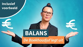 Balans hoe werkt het Cursus boekhouden door de Boekhoudjuf [upl. by Epotimet]