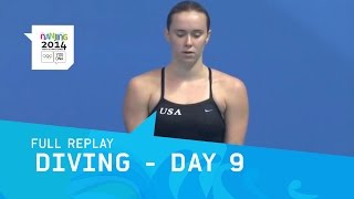 Diving  Womens 3m Springboard  Full Replay  Nanjing 2014 Youth Olympic Games [upl. by Melena]