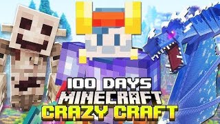 I SURVIVED 100 DAYS IN MINECRAFT CRAZY CRAFT IN HARDCORE minecraft100days gamers gamerfleet [upl. by Dorr406]