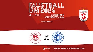 HIGHLIGHTS Faustball DM 2024  Halbfinale 1 TSV Calw  Ahlhorner SV [upl. by Jelks]