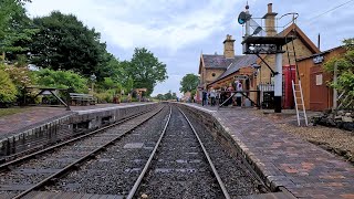 Drivers Eye View – Severn Valley Railway – Kidderminster to Bridgnorth [upl. by Edwyna]