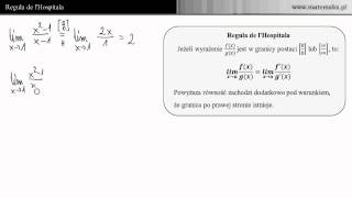 Reguła de lHospitala [upl. by Conard]