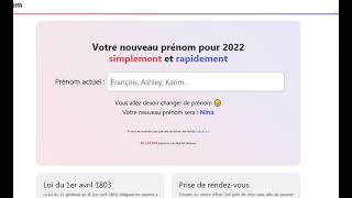 Le site qui vous dit quel prénom vous aurez si Eric Zemmour passe en 2022 [upl. by Keldon674]