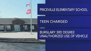 16 year old charged for entering Priceville Elementary School after hours [upl. by Infeld]