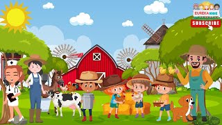 The Farmer In The Dell  Nursery Rhymes for Kids  SingAlong Song [upl. by Christianity517]