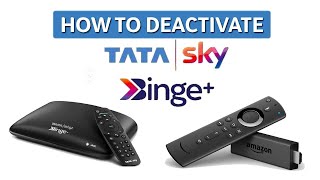 How to Deactivate Tata sky Binge  Tata Sky Binge Ko Deactivate Kaise Kare TataSky Amazon firestick [upl. by Tiff56]