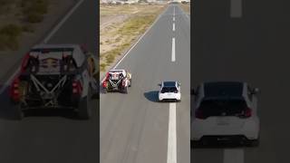 GR Supra Vs pickup Dakar rally dragrace toyota pickuptruck rallycar supragrsupra creditcarwow [upl. by Yornoc]