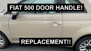 Fiat 500 Door Handle Replacment [upl. by Magocsi]