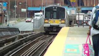 MTA LIRR M3 amp M7 LIRR Trains at Nostrand Ave Station [upl. by Lindy613]