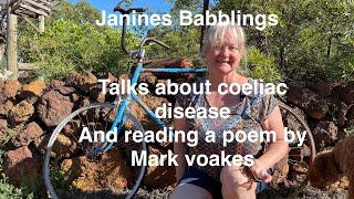 Talks about Coeliac disease and reads another poem by Mark Voakes [upl. by Willy505]