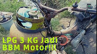 Petani Cerdas Modifikasi Motor Menggunakan Bahan Bakar LPG 3 KG [upl. by Chaddy734]