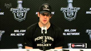 Off Day Interview Sidney Crosby 050813 [upl. by Ecirtnahc]