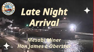 quotLate Night Arrivalquot Mesabi Miner amp Hon James L Oberstar arrived in Duluth 10262023 [upl. by Prager690]