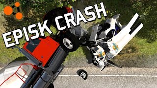 EPISK CRASH MED LASTBIL  Dansk BeamNG Drive  20 [upl. by Lainey]