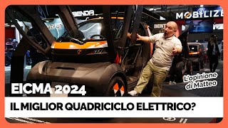 EICMA 2024  QUADRICICLI elettrici alla RISCOSSA I nostri TOP [upl. by Rhonda]