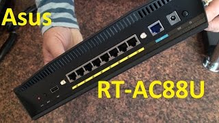 ASUS RTAC88U Unboxing RU [upl. by Otrebireh]