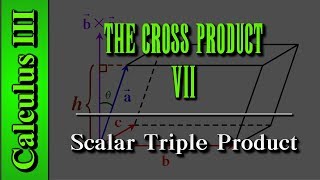 Calculus III The Cross Product Level 7 of 9  Scalar Triple Product [upl. by Eednarb]