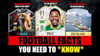 FOOTBALL FACTS You Need To KNOW 😱🤯 [upl. by Zanze74]