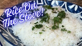 How To Cook The Perfect Rice On Stove Top [upl. by Aksel450]