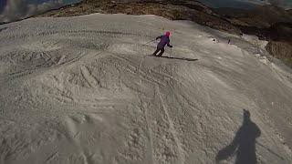 Fonna estación de esqui Glaciar Noruega Fonna ski resort Glacier Norway GOPRO [upl. by Joerg640]