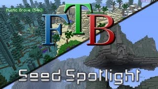 Minecraft Feed The Beast Unleashed Seed  Plenty OBiomes The Sequel [upl. by Rezal301]