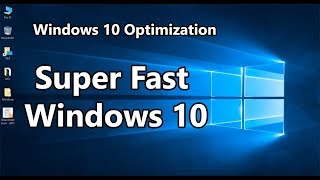 Make Windows 10 Super Fast Windows 10 amp 8 Optimization [upl. by Ettedualc]