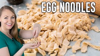 How to Make Egg Noodles [upl. by Iruam]