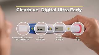 Clearblue® Digital Ultra Early Pregnancy Test gives results you can trust for United Kingdom only [upl. by Jt]