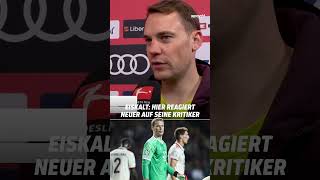 Kritik für seine Leistungen zuletzt Nicht mit Manuel Neuer [upl. by Leizahaj]