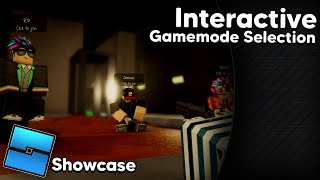 Interactive Gamemode Selection  Roblox Showcase [upl. by Akiehs993]