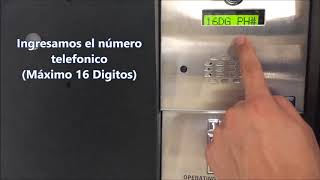 SYSCOM Audioportero telefonico DOORKING 1802082 Dar de alta residentes números telefónicos [upl. by Llebyram]