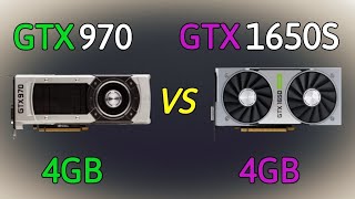 GTX 970 vs GTX 1650 super  test in 10 Games 1080p Hight setting [upl. by Odnalor]