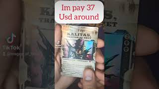 😁😍🤑MtgUnboxing Secret lair showcase outlaw foil do You like😁😍🤑 [upl. by Fife]