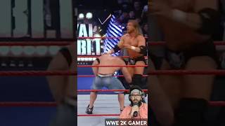 2008 Royal Rumble winner John Cena eliminated Triple H [upl. by Nauqed]