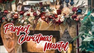 Perfect Christmas Mantel Tutorial By Jeanna Loves Christmas [upl. by Odla729]