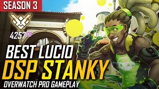 Overwatch ►DSP Stanky How to be a Grandmaster Lucio Season 3 Grandmaster [upl. by Amelina]