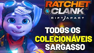 Todos os COLECIONÁVEIS DE SARGASSO ARMADURAS URSO PARAFUSO DE OURO Ratchet And Clank Rift Apart [upl. by Arondell655]