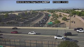 Traffic backup on Loop 202 in Gilbert [upl. by Frederich]