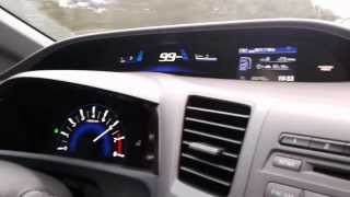 Honda Civic 2013 18 acceleration 0100 [upl. by Olmstead924]